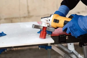 otwornica diamentowa w podczas pracy